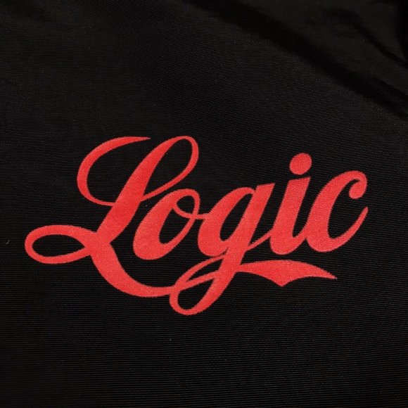 LOGIC EVERYBODY Hip Hop Tour Hooded Rain Parka Windbreaker Jacket Adult Size M - Picture 3 of 12